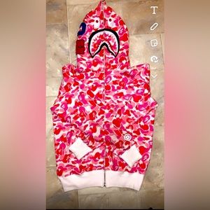 Pink Bape Full Zip